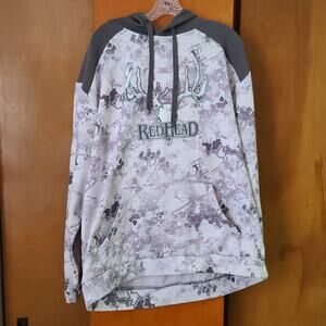 Mens Redhead Company Viper Camo Hoodie XL Gorpcore Layering White/Gray